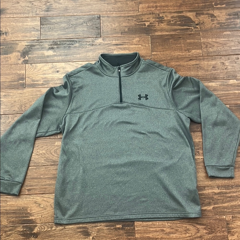 Under Armour Men's Gray Quarter-Zip Jacket